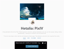 Tablet Screenshot of hetaliapixiv.tumblr.com