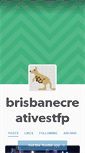 Mobile Screenshot of brisbanecreativestfp.tumblr.com