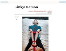 Tablet Screenshot of kinkydaemon.tumblr.com