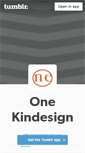 Mobile Screenshot of 1kindesign.tumblr.com