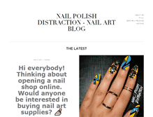 Tablet Screenshot of nailpolishdistraction.tumblr.com