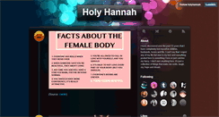 Desktop Screenshot of holyhannah.tumblr.com