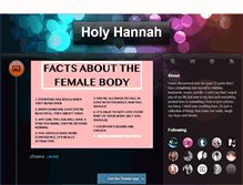 Tablet Screenshot of holyhannah.tumblr.com