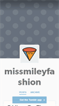 Mobile Screenshot of missmileyfashion.tumblr.com