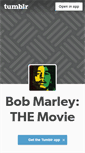 Mobile Screenshot of bobmarleymovie.tumblr.com