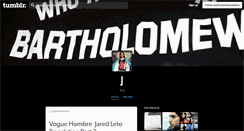 Desktop Screenshot of bartholomewcubbins.tumblr.com