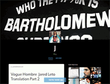 Tablet Screenshot of bartholomewcubbins.tumblr.com