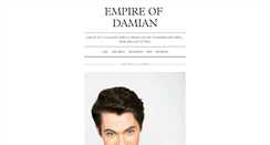 Desktop Screenshot of empireofdamian.tumblr.com