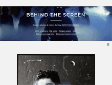 Tablet Screenshot of behindthescreen.tumblr.com