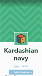 Mobile Screenshot of kardashiannavy.tumblr.com
