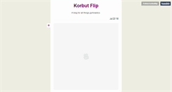 Desktop Screenshot of korbutflip.tumblr.com