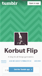 Mobile Screenshot of korbutflip.tumblr.com
