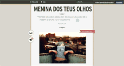 Desktop Screenshot of ameninadosteusolhos.tumblr.com