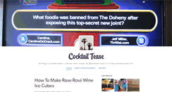 Desktop Screenshot of cocktailtease.tumblr.com