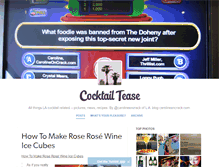 Tablet Screenshot of cocktailtease.tumblr.com