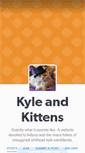 Mobile Screenshot of kyleandkittens.tumblr.com