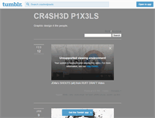 Tablet Screenshot of crashedpixels.tumblr.com