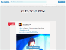 Tablet Screenshot of gleezonecom.tumblr.com