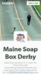 Mobile Screenshot of mainesoapboxderby.tumblr.com