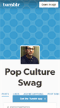 Mobile Screenshot of popcultureswag.tumblr.com