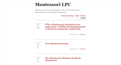 Desktop Screenshot of montessorilpc.tumblr.com