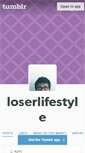 Mobile Screenshot of loserlifestyle.tumblr.com