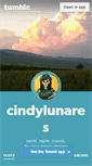 Mobile Screenshot of cindylu.tumblr.com