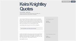 Desktop Screenshot of keiraquotes.tumblr.com