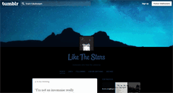 Desktop Screenshot of likethestars.tumblr.com