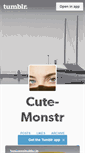 Mobile Screenshot of cute-monstr.tumblr.com