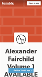 Mobile Screenshot of alexanderfairchild.tumblr.com