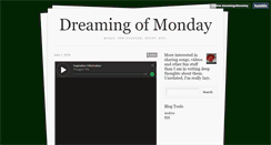 Desktop Screenshot of dreamingofmonday.tumblr.com