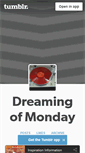 Mobile Screenshot of dreamingofmonday.tumblr.com