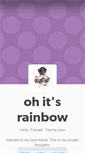 Mobile Screenshot of ohitsrainbow.tumblr.com