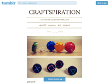 Tablet Screenshot of craftspiration.tumblr.com