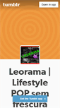 Mobile Screenshot of leorama.tumblr.com