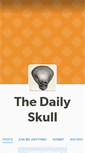 Mobile Screenshot of dailyskull.tumblr.com