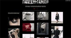 Desktop Screenshot of facelessfashion.tumblr.com