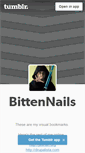 Mobile Screenshot of bittennails.tumblr.com