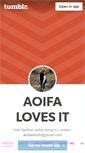 Mobile Screenshot of aoifalovesit.tumblr.com