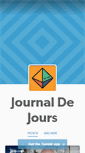 Mobile Screenshot of journal-de-jours.tumblr.com