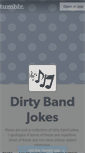 Mobile Screenshot of dirtybandjokes.tumblr.com