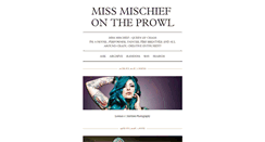 Desktop Screenshot of missmischiefchaos.tumblr.com