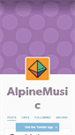 Mobile Screenshot of alpinemusic.tumblr.com