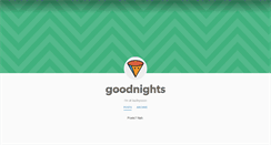 Desktop Screenshot of goodnights.tumblr.com