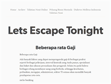 Tablet Screenshot of lets-escapetonight.tumblr.com