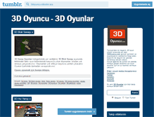 Tablet Screenshot of 3doyuncu.tumblr.com