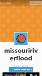 Mobile Screenshot of missouririverflood.tumblr.com