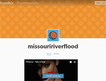 Tablet Screenshot of missouririverflood.tumblr.com