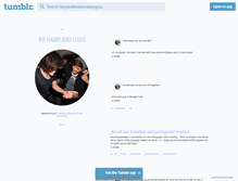 Tablet Screenshot of harryandlouwannabangyou.tumblr.com